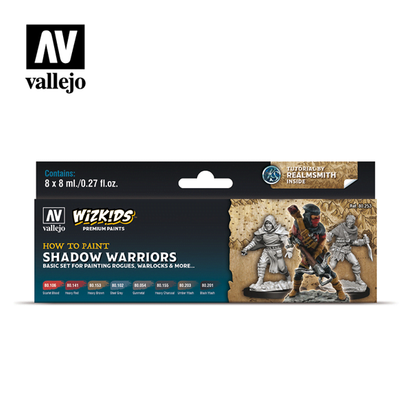 Vallejo Paints for WizKids Premium Set Shadow Warriors