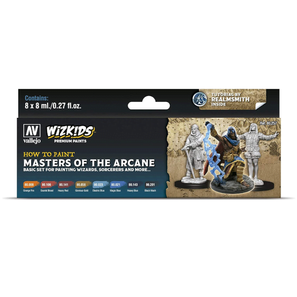 Vallejo Paints WizKids Premium Set Masters of the Arcane