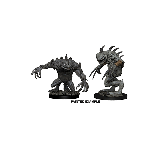 D&D Nolzur's Marvelous Unpainted Miniatures: Wave 5: Grey Slaad & Death Slaad