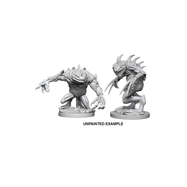 D&D Nolzur's Marvelous Unpainted Miniatures: Wave 5: Grey Slaad & Death Slaad