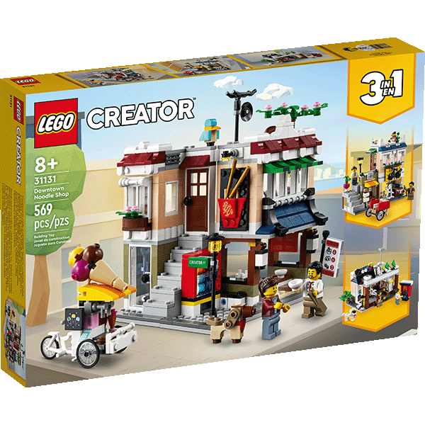 Discontinued LEGO® Creator 3-in-1 31131 Downtown Noodle Shop