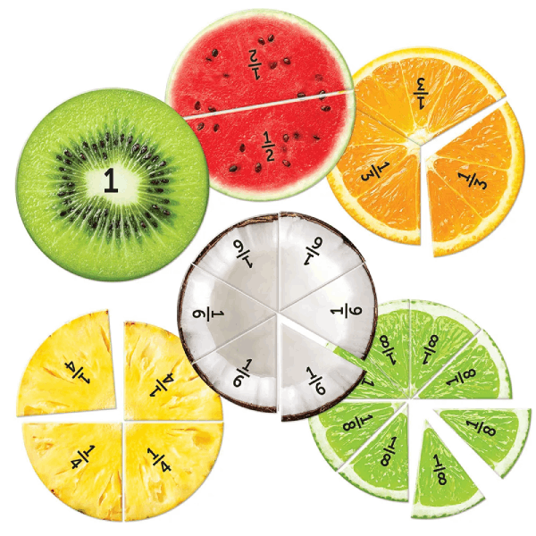 Learning Resources Magnetic Fruit Fractions