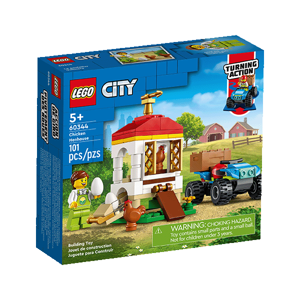 Discontinued LEGO® City 60344 Chicken Henhouse