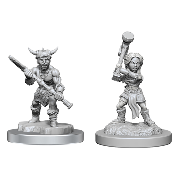 D&D Nolzur's Marvelous Unpainted Miniatures: Halfling Barbarians
