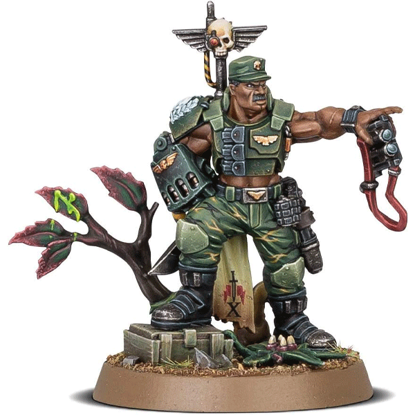 Discontinued Warhammer 40,000: Astra Militarium: Catachan Colonel