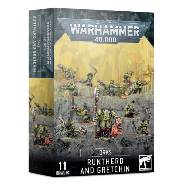 Warhammer 40,000: Ork Runtherd and Gretchin