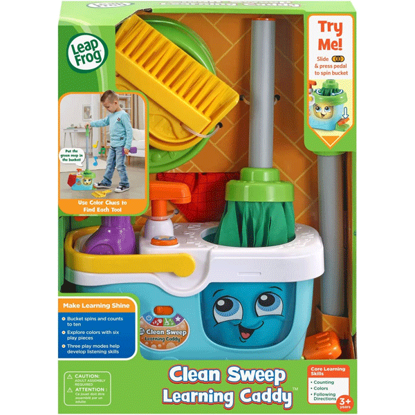 LeapFrog Clean Sweep Learning Caddy