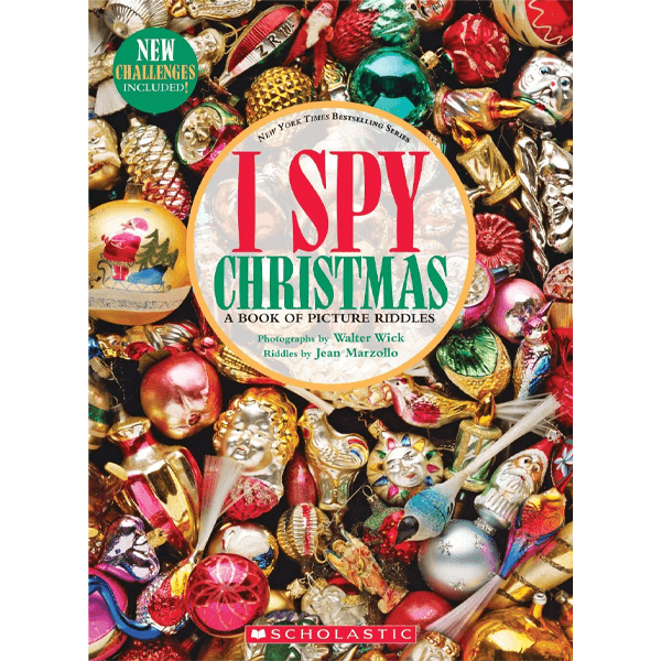 I Spy Christmas: A Book of Picture Riddles - Hardcover Book