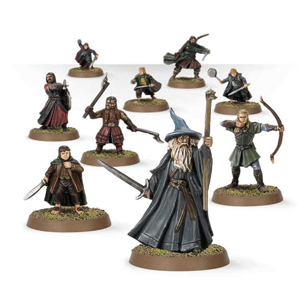 Middle-Earth Strategy Battle Game Fellowship of the Ring Miniature Set