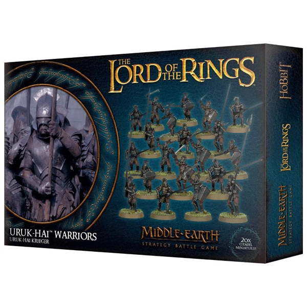 Middle-Earth Strategy Battle Game: Uruk-Hai Warriors Miniature Set