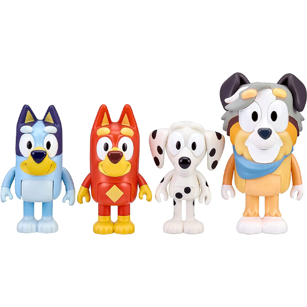 Discontinued Bluey School 4 Pack Figurines