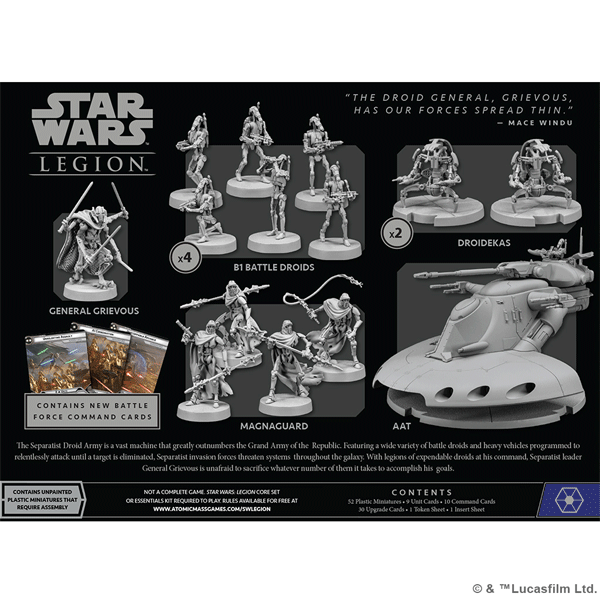 Star Wars: Legion -  Battle Force Starter Set: Separatist Invasion