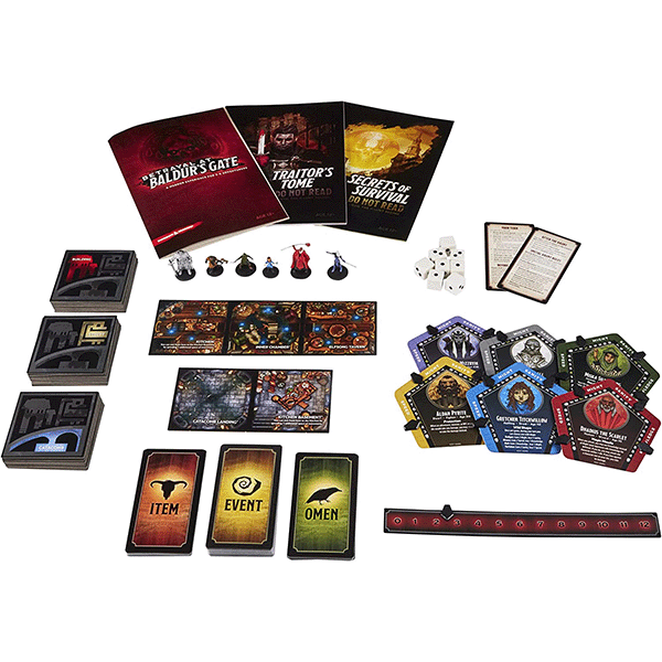Betrayal at Baldur's Gate Modular Board Game