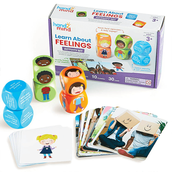 Open Box Hand2Mind Learn About Feelings Activity Set