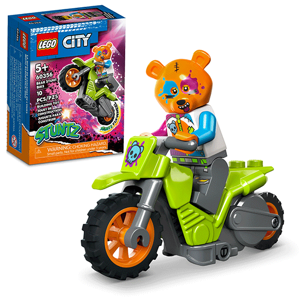 Discontinued LEGO® City 60356 Bear Stunt Bike