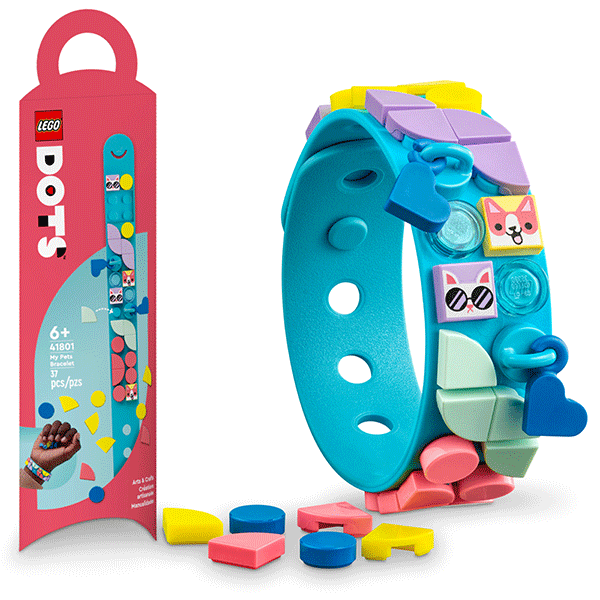 Discontinued LEGO® DOTS 41801 My Pets Bracelet