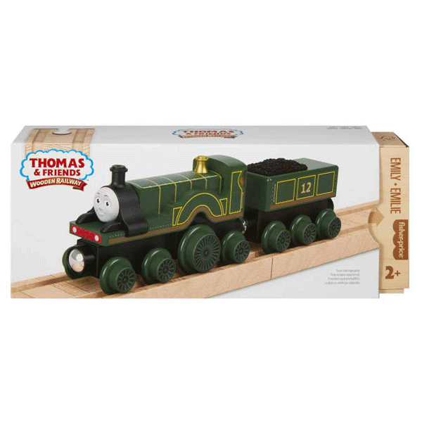 Thomas & Friends Wooden Railway Emily Engine And Coal Car