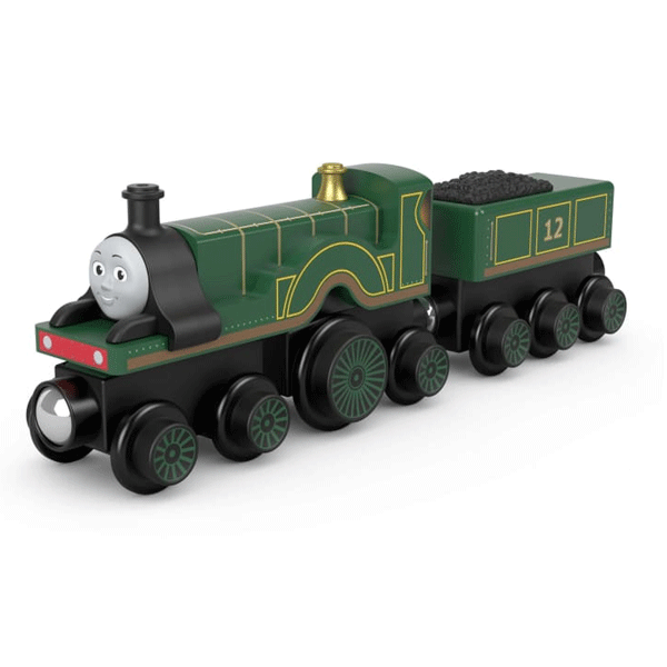 Thomas & Friends Wooden Railway Emily Engine And Coal Car