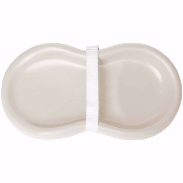 Keekaroo Peanut Changer Diaper Changing Pad (White/Vanilla)