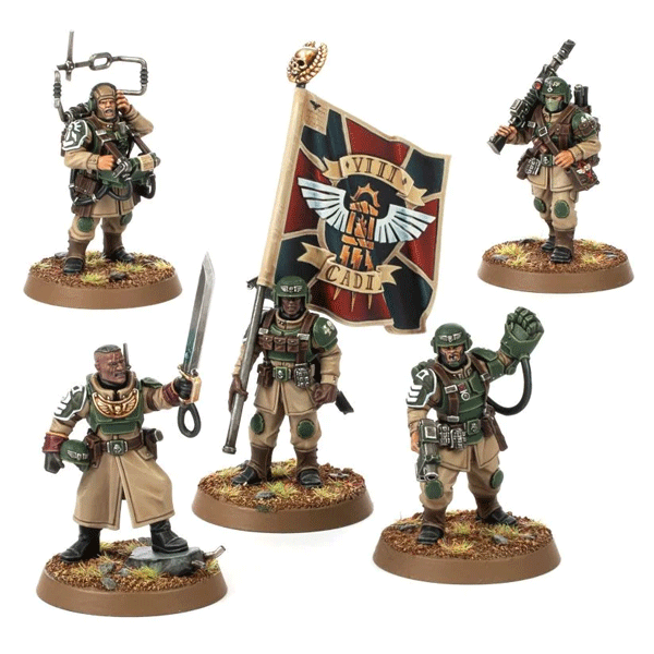 Warhammer 40,000: Astra Militarum: Cadian Command Squad