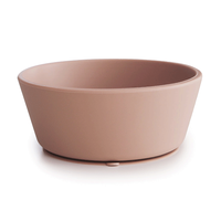 Mushie Silicone Suction Bowl (Blush)