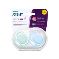 Philips Avent Ultra Air Pacifier 2 Pack - Assorted