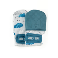 Malarkey Kids Much Minis Teething and Anti Scratch Mitt - Clouds