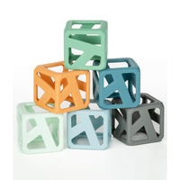 Malarkey Kids Stack N Chew Mini Cubes - Earthy
