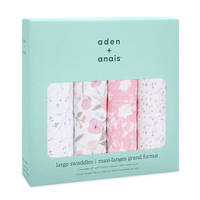 Aden + Anais Classic 4-Pack Muslin Swaddles - Mon Fleur