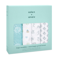 Aden + Anais Classic 4-Pack Muslin Swaddles - Now + Zen