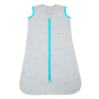Large Halo Ideal Temp SleepSack Wearable Blanket - Heather Grey/Aqua