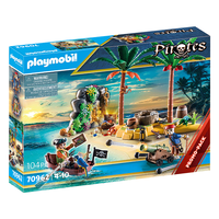 Playmobil Pirate Treasure Island with Rowboat