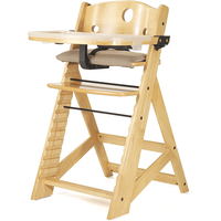 Keekaroo Height Right High Chair with Tray - Natural