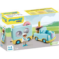 Playmobil 1.2.3 Doughnut Truck with Stacking and Sorting Feature