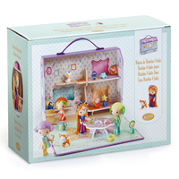 Djeco Tinyly - Bluchka and Indie Doll House Set