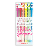 Ooly Yummy Yummy Scented Glitter Gel Pens - Set of 12