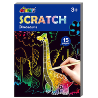 Avenir Mini Scratch Art Book - Dinosaurs
