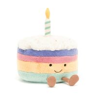 Jellycat Amuseables Rainbow Birthday Cake