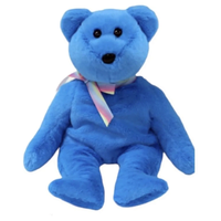 Ty Beanie Baby - Teddy II Bear Blue (30th Anniversary)