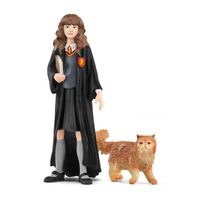Schleich Wizarding World of Harry Potter Hermione Granger and Crookshanks Figurine
