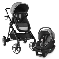 Evenflo Gold Revolve 360 Slim 2 in 1 Rotational Car Seat with SensorSafe Pearl Grey JR Toy Company