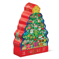 Crocodile Creek - 24pc Floor Puzzle - Christmas Tree