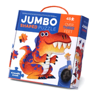 Crocodile Creek 48 Piece Jumbo Shaped Dinosaur Puzzle