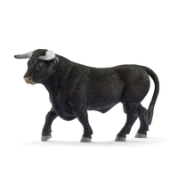 Schleich Farm World Black Bull Figurine