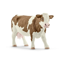 Schleich Simmental Cow Figurine