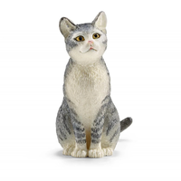 Schleich Cat Sitting Figurine