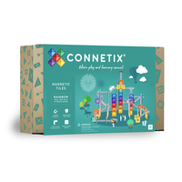 Connetix Magnetic Tiles Rainbow Ball Run Pack - 92 Pieces