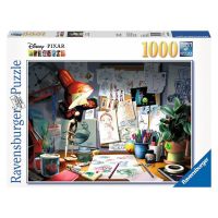 Ravensburger Disney Pixar The Artist's Desk 1000 Piece Puzzle