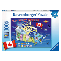 Ravensburger Map of Canada 100 Piece Puzzle