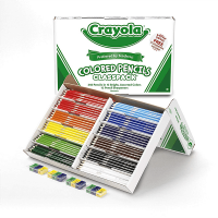 Crayola 240 Coloured Pencil Classpack with 12 Colours
